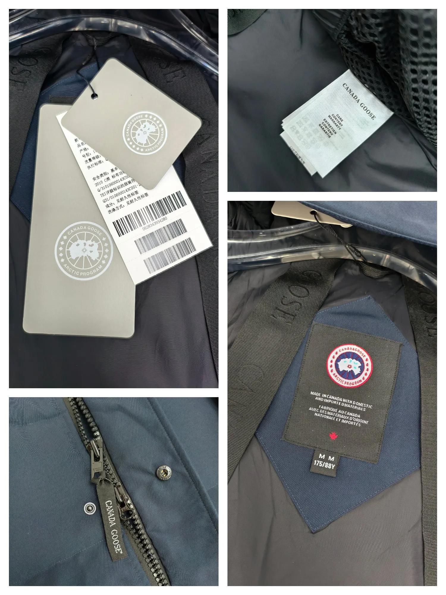 P700————2080M/New 17 models (higher version) Canada goose MacMillan parka. The MacMillan Parka features an innovative design with a streamlined hood detail, added shoulder straps and two additional interior pockets. This hip-length parka offers warmth and style with its quilted design and curved hem. Filled with extremely fluffy white duck down. The MacMillan Parka provides essential protection in all weathers. The adjustable down-connected hood improves warmth and protects against harsh weather. Rib knit cuffs tucked into the interior. The hood is equipped with a detachable zipper guard, and the hood trim can be replaced to create a personalized style and provide more protection (this jacket can be matched with wolf fur collar accessories, choose by yourself) ❤️The only version in the market Color: black red label black black label gray red label gray black label off-white red label navy red label Size: XS-2XL